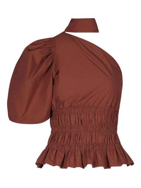 Johanna Ortiz Ritmo Loco ruffled top - Brown - zdjęcie produktu nr 1