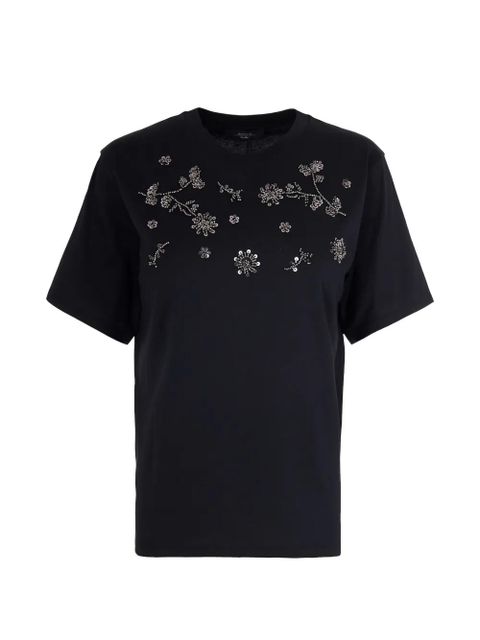 Max Mara sequin-embellished T-shirt - Black - zdjęcie produktu nr 1