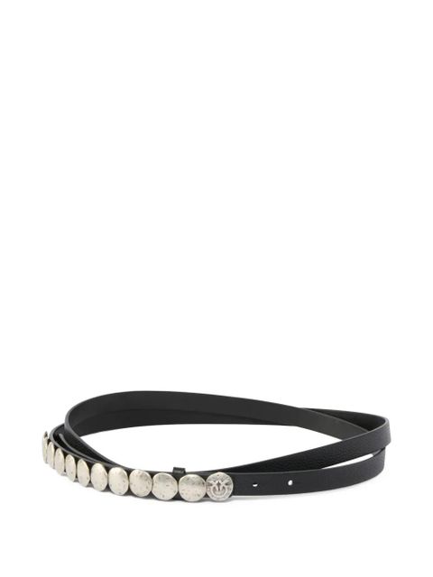 PINKO studded lambskin belt - Black - zdjęcie produktu nr 2