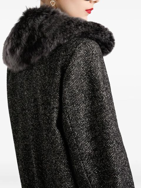 Dolce & Gabbana herringbone bomber jacket - Black