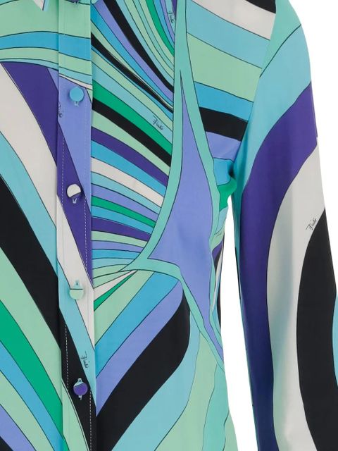 PUCCI Iride-print shirt - Blue