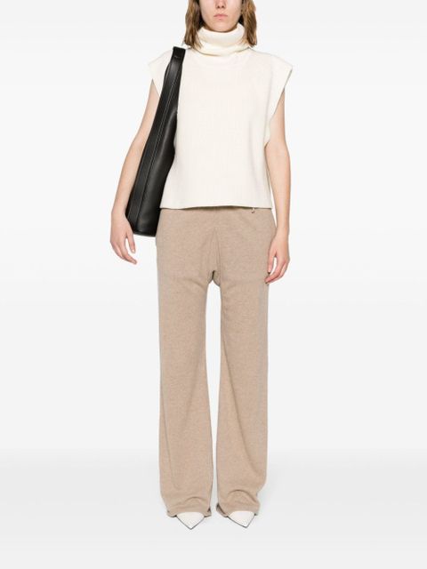 Maison Margiela straight-leg knitted trousers - Neutrals