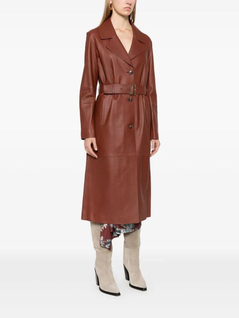 Yves Salomon leather coat - Brown - zdjęcie produktu nr 2