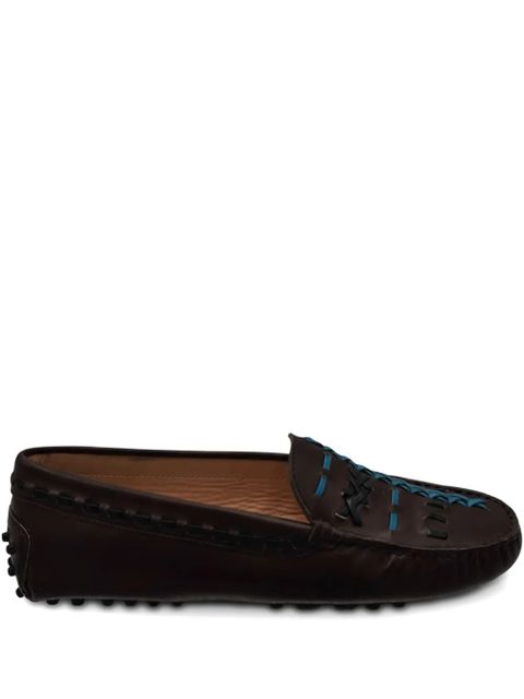 Tod's infilature gipsy loafers - Brown