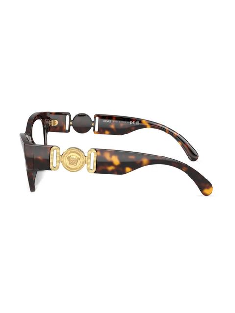 Versace Eyewear Medusa glasses - Brown