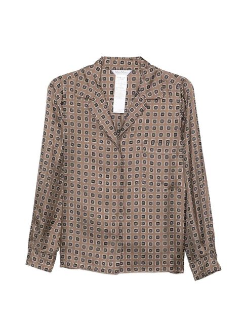 Max Mara Disco printed shirt - Neutrals - zdjęcie produktu nr 1