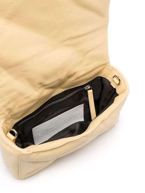 STAND STUDIO Brynn diamond-quilt tote bag - Yellow