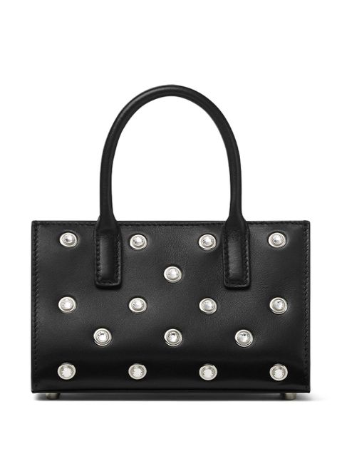 Versace mini Crystal Medusa '95 tote bag - Black