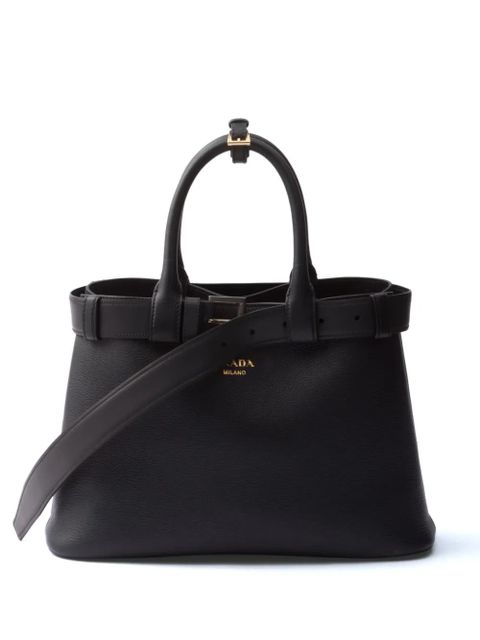 Prada medium Buckle tote bag - Black - zdjęcie produktu nr 1