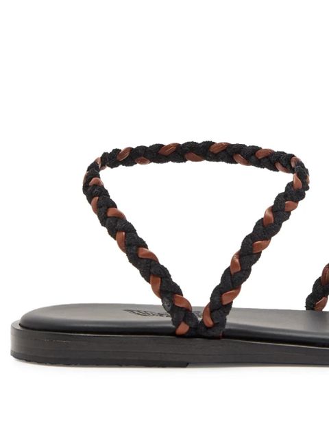 Ancient Greek Sandals Eleftheria braided-strap sandals - Black - zdjęcie produktu nr 2