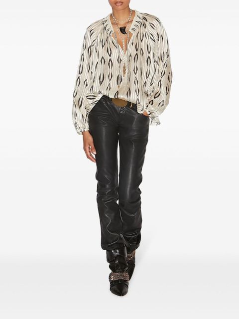 ISABEL MARANT Dolena trousers - Black