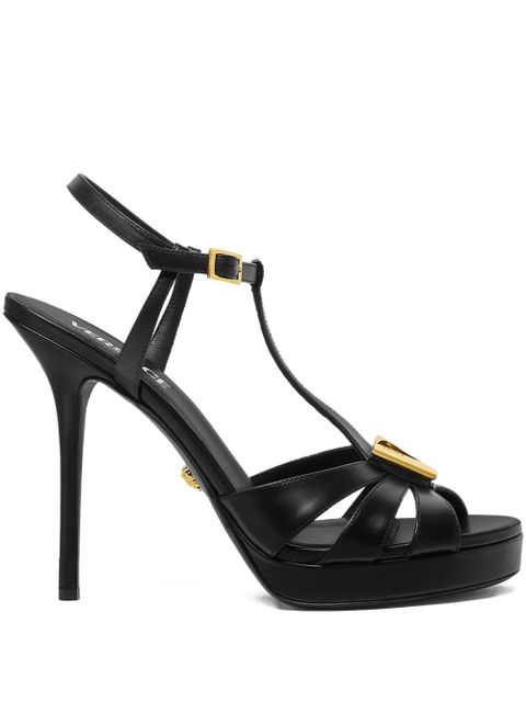 Versace 120mm platform sandals - Black - zdjęcie produktu nr 1