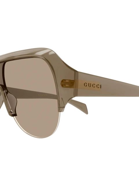 Gucci Eyewear pilot sunglasses - Brown