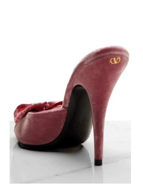 Valentino Garavani Marie A bow-detail sandals - Pink - zdjęcie produktu nr 2