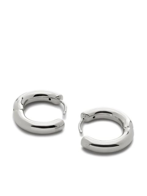 Monica Vinader Small Essential Click silver hoop earrings - zdjęcie produktu nr 2