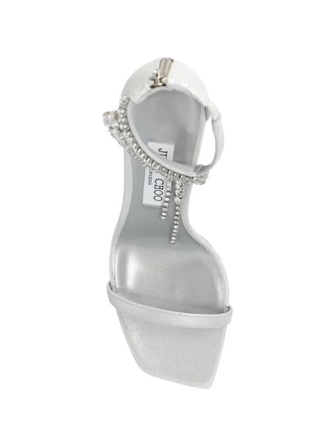 Jimmy Choo Verity crystal-embellished sandals - Silver