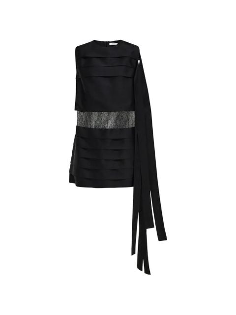 Ferragamo mini dress with lace-detail - Black - zdjęcie produktu nr 1