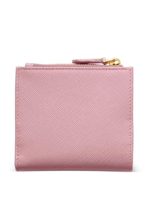 Prada small saffiano and smooth leather wallet - Pink - zdjęcie produktu nr 2