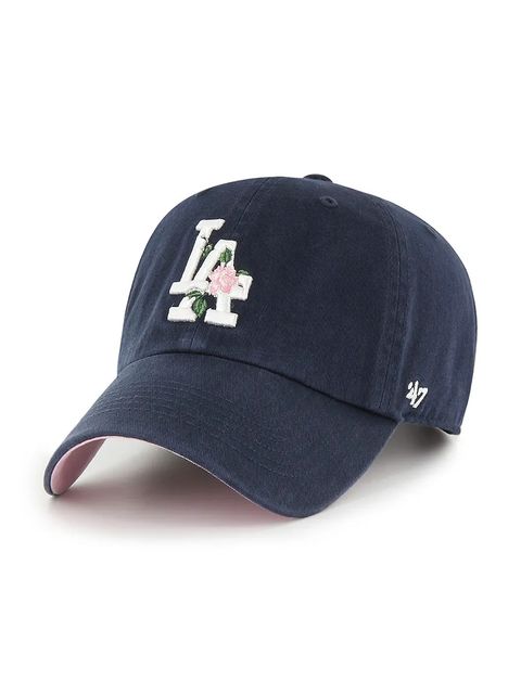 47 brand czapka z daszkiem bawełniana MLB Los Angeles Dodgers kolor granatowy B-THRNC12GWS-NY - zdjęcie produktu nr 1