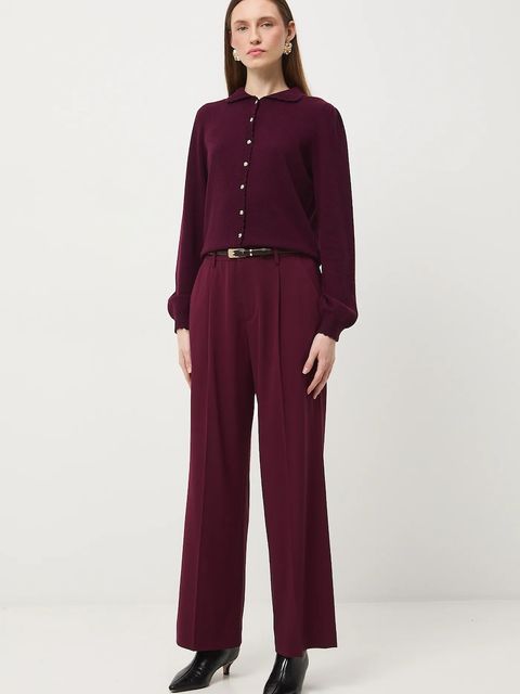 Medicine sweter damskie kolor bordowy - zdjęcie produktu nr 2