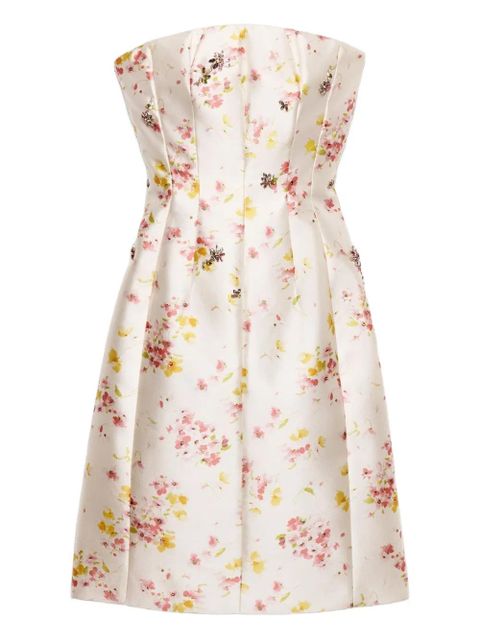 Prada floral-print embellished dress - White - zdjęcie produktu nr 1