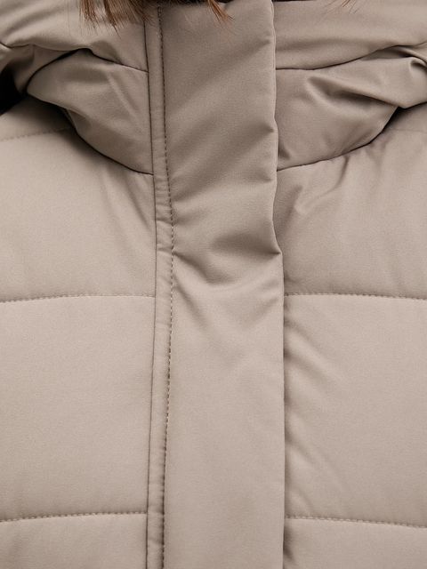 Hollister Co. kurtka kolor beżowy zimowa KI344-5028-400