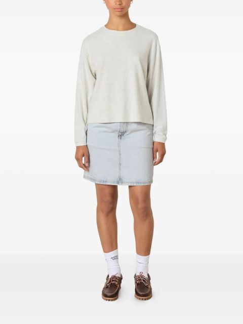 American Vintage long-sleeved boat-neck ypawood T-shirt - Grey