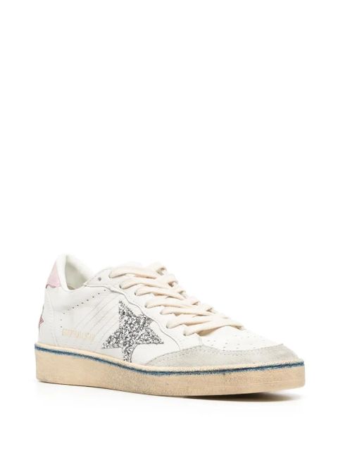 Golden Goose Ballstar low-top leather sneakers - White