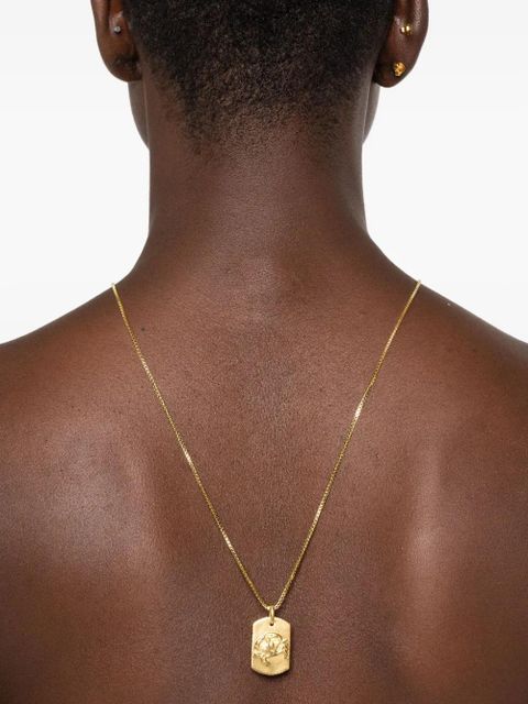 Maje cancer zodiac-design necklace - Gold