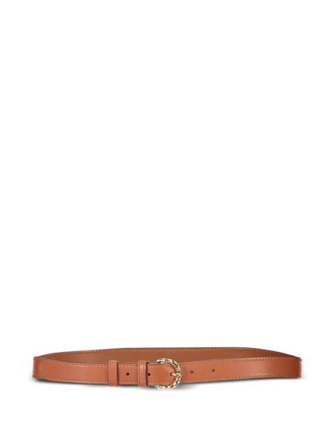 Ulla Johnson Gia twist-buckle leather belt - Orange - zdjęcie produktu nr 1