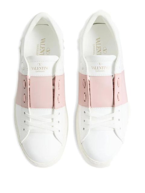 Valentino Garavani Open low-top leather sneakers - White