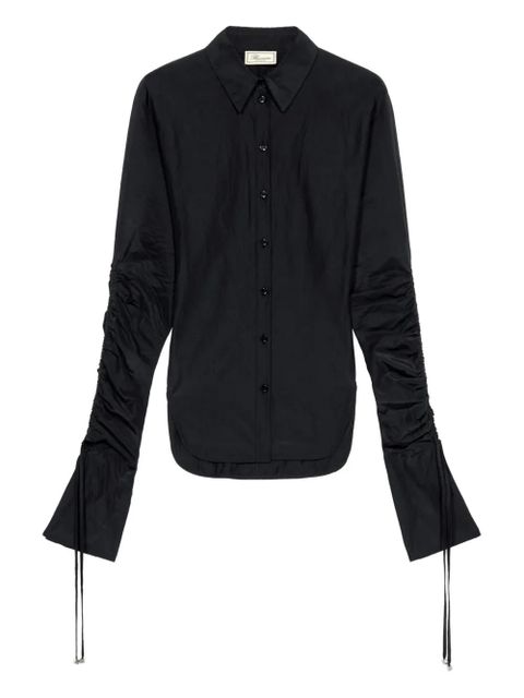 Blumarine cinched shirt - Black - zdjęcie produktu nr 1