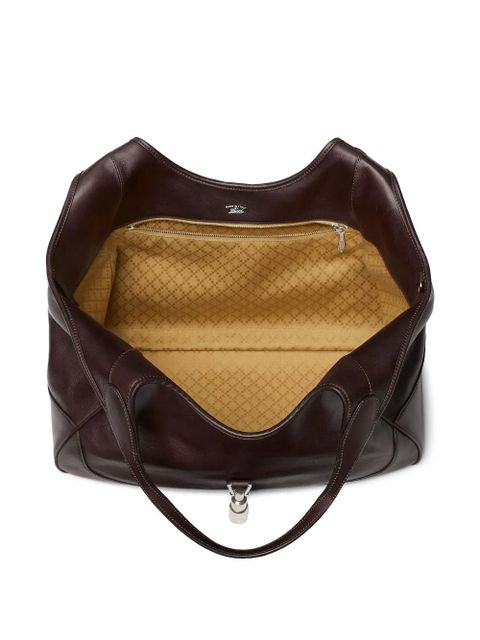 Gucci medium Mercato piston-closure tote bag - Brown
