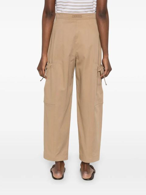 Max Mara Mxmlepre cargo-pocket trousers - Neutrals