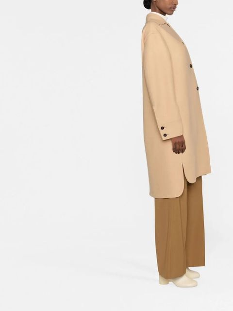 Jil Sander cashmere single-breasted coat - Neutrals