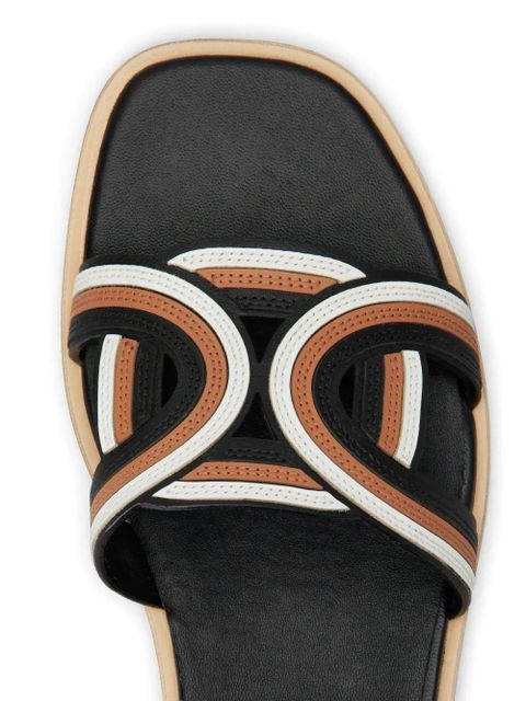 Tod's Kate leather slides - Black