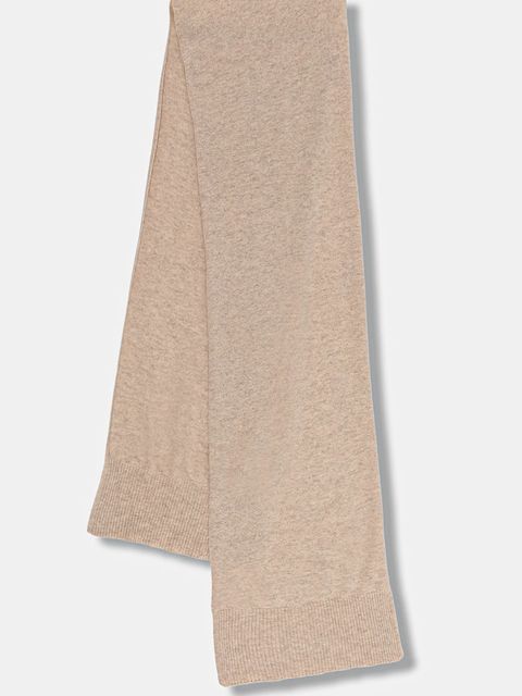 United Colors of Benetton szalik wełniany kolor beżowy gładki 1002DU01E - zdjęcie produktu nr 1