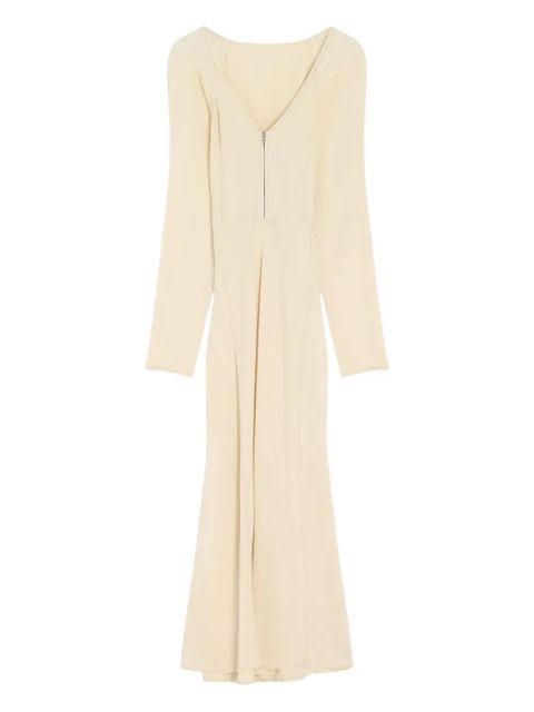 LEMAIRE half-zip raglan-sleeve midi dress - Yellow - zdjęcie produktu nr 1