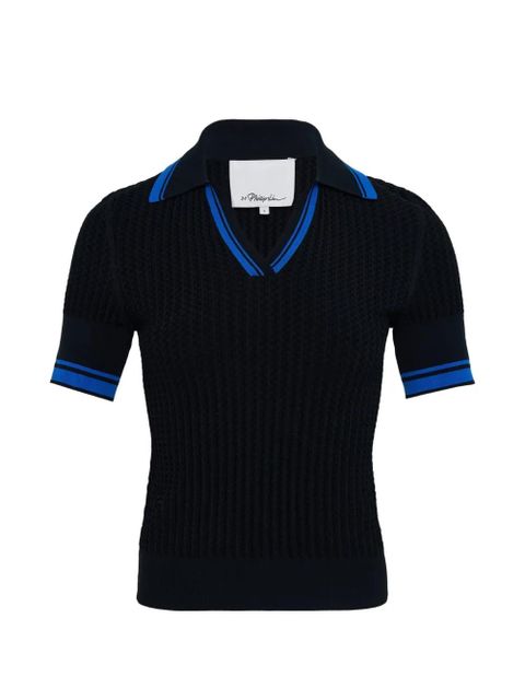 3.1 Phillip Lim V-neck T-shirt - Black - zdjęcie produktu nr 1