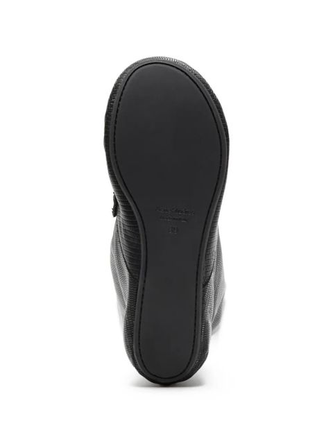 Acne Studios Slouch moccasin detail knee-high boots - Black