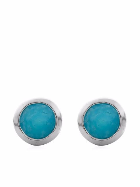 Monica Vinader mini gem stud earrings - Silver - zdjęcie produktu nr 1