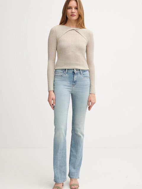 Hoss Intropia sweter wełniany damski kolor zielony lekki 6382015 - zdjęcie produktu nr 2