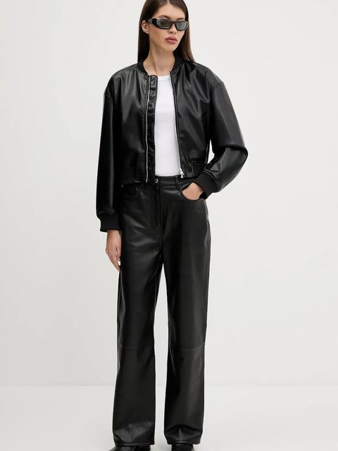 Hugo Blue kurtka bomber kolor czarny przejściowa 50542178