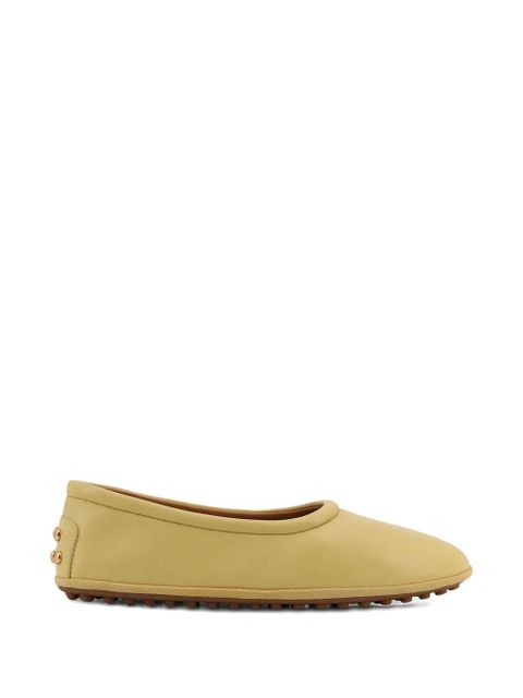 Tod's studded ballet flats - Yellow - zdjęcie produktu nr 1