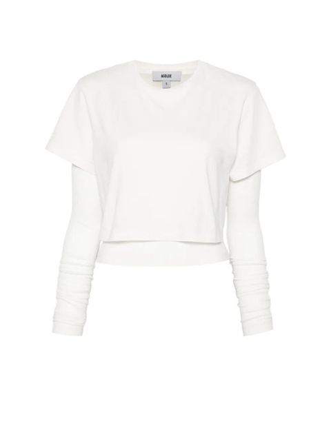 AGOLDE Romily crew-neck T-shirt - White - zdjęcie produktu nr 1