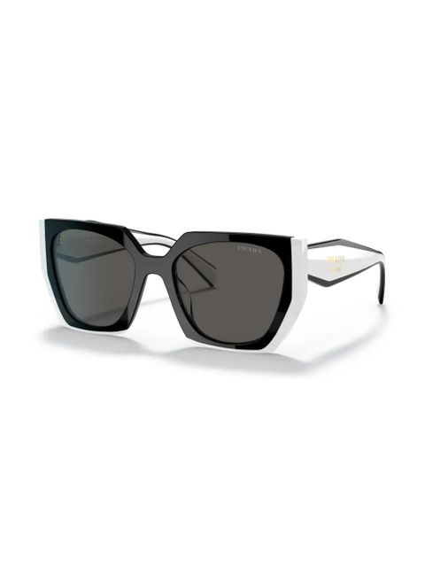 Prada Eyewear butterfly-frame sunglasses - Black - zdjęcie produktu nr 2