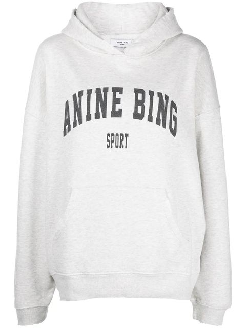 ANINE BING Harvey logo-print sweatshirt - Grey - zdjęcie produktu nr 1