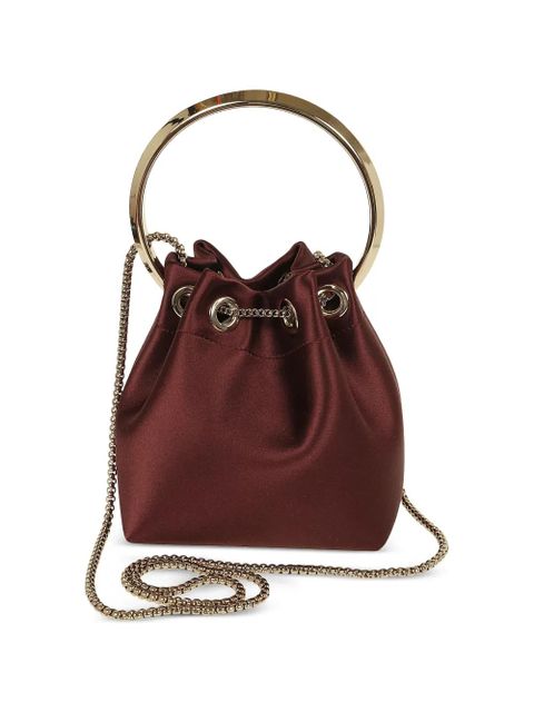 Jimmy Choo Bon Bon ring-handle tote bag - Red - zdjęcie produktu nr 2