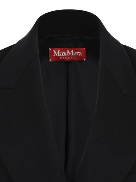 Max Mara Pomez double-breasted waistcoat - Black