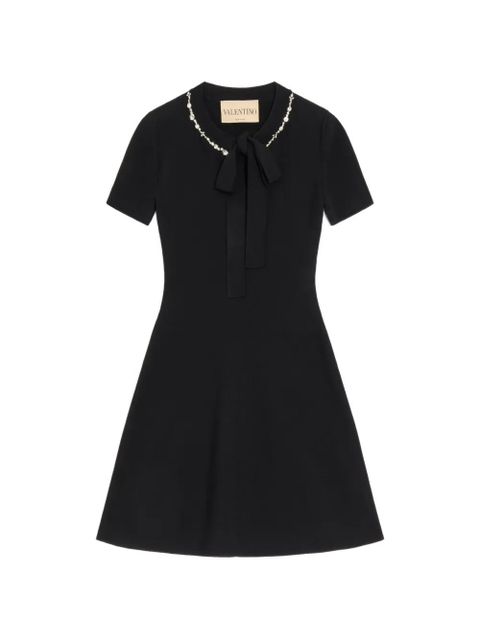 Valentino Garavani embroidered knit dress - Black - zdjęcie produktu nr 1